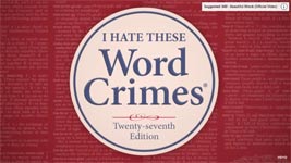 Word Crimes