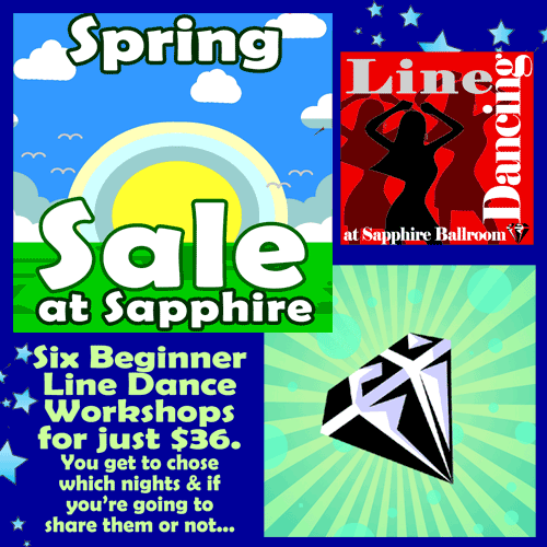 Spring Line Dance Sale